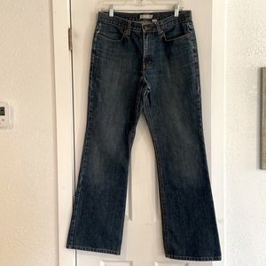 J. Crew size 30 bootcut jeans medium dark wash jeans size 10